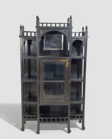 Aesthetic Movement Ebonized Etagere
