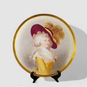 Gerard, Dufraisseix & Cie Limoges Porcelain Charger