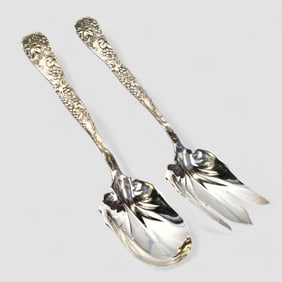 Tiffany & Co. Sterling "Grapevine" Salad Set