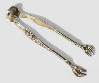 Tiffany & Co. Sterling "Wild Rose" Sugar Tongs