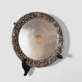S Kirk & Son Sterling Repoussé Tray