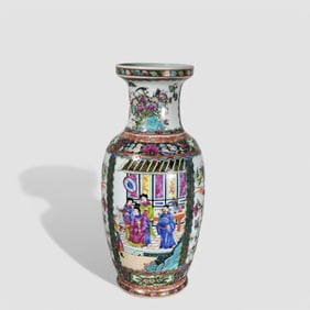 Chinese Famille Rose Porcelain Vase