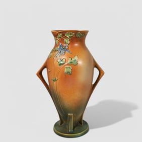 Roseville "Columbine" Art Pottery Vase #26-14