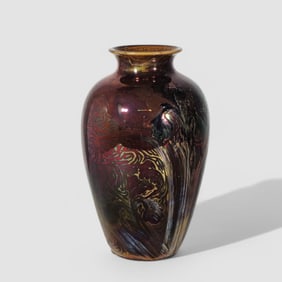 Weller Sicard Iridescent Art Pottery Vase