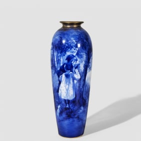 Royal Doulton Scenic Porcelain Vase