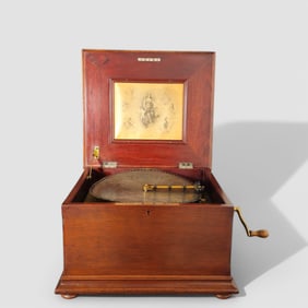 Late 19th Century Oak Regina Music Box #62488
