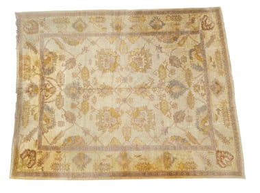 Mid Century Modern Leaf Area Rug