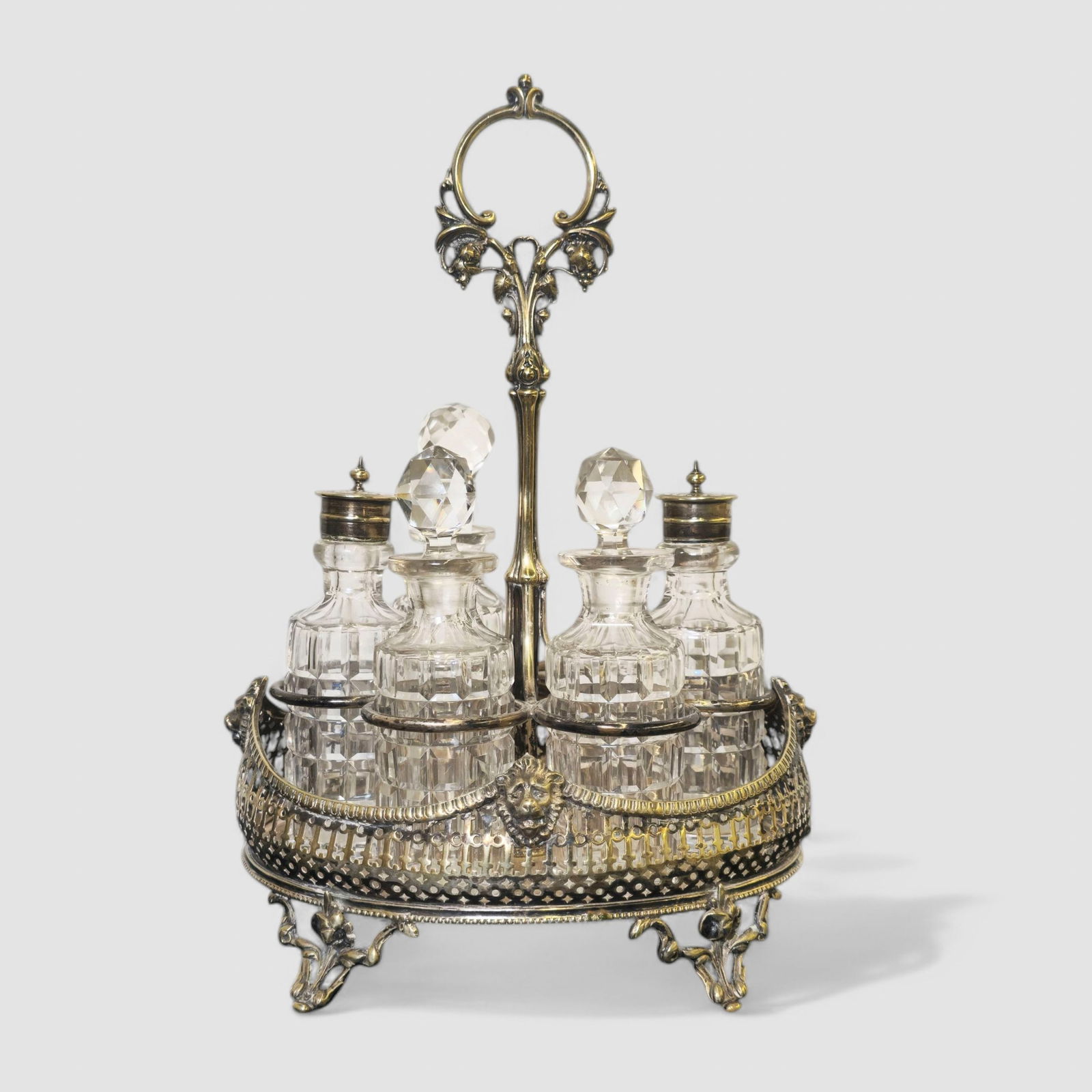 19th Century Silver Cruet Set (1 of 7)