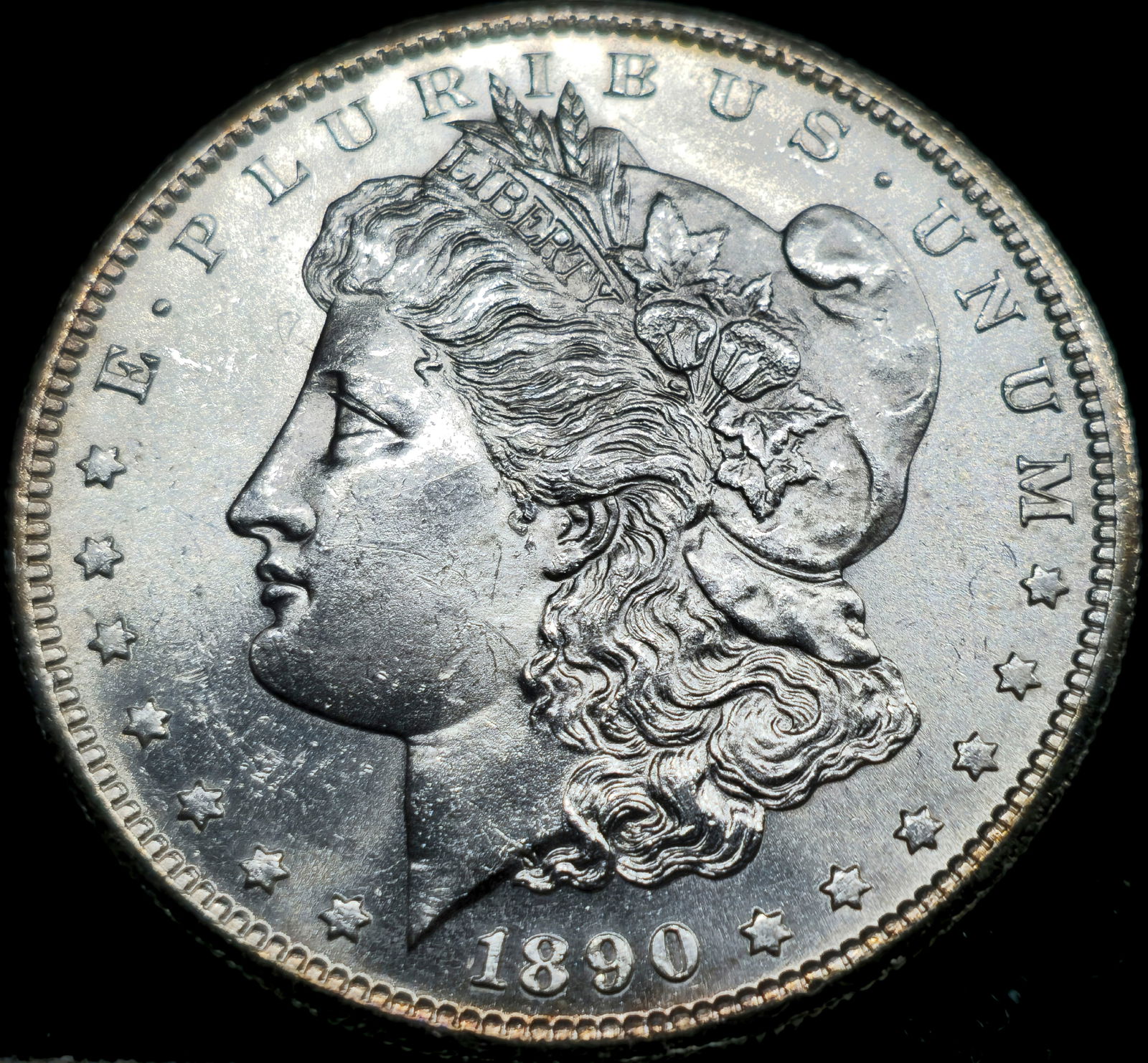 1890-S Morgan Silver Dollar DMPL (1 of 4)