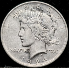 1924 Peace Silver Dollar