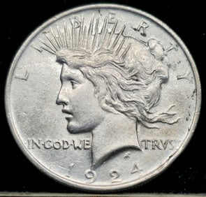 1924 Peace Silver Dollar