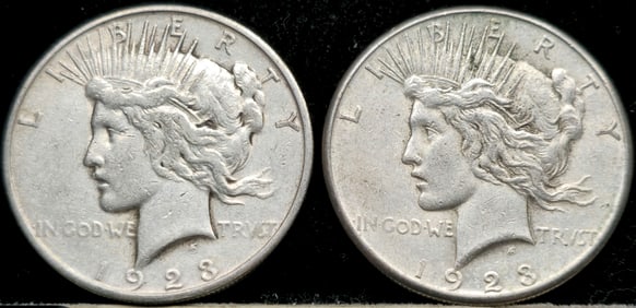 1923-S Peace Silver Dollars