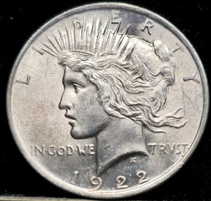 1922 Peace Silver Dollar
