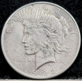 1922 Peace Silver Dollar