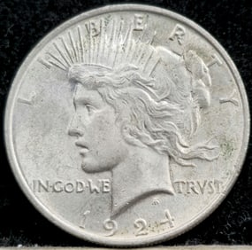 1924 Peace Silver Dollar
