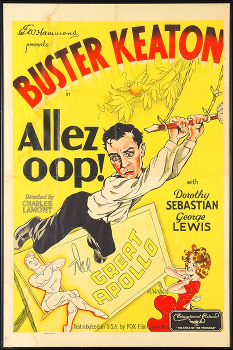 Rare Buster Keaton Movie Poster