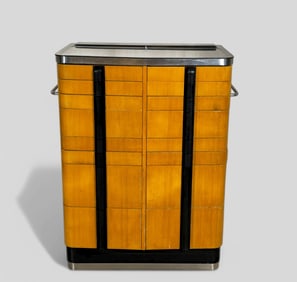 Industrial Art Deco Dental/ Jewelry Cabinet