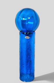 Rare Blenko Cylinder & Fish Ball