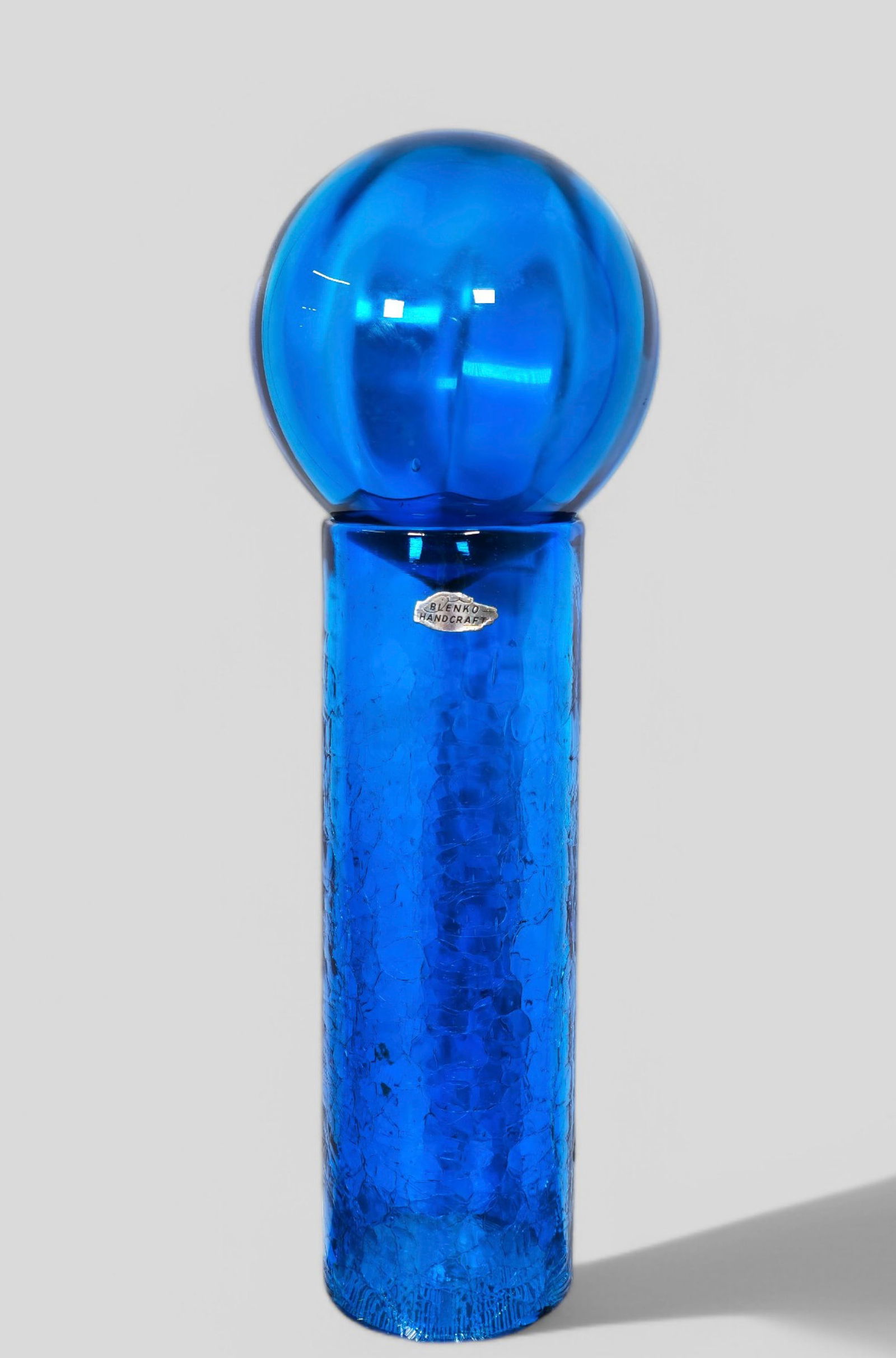 Rare Blenko Cylinder & Fish Ball (1 of 8)