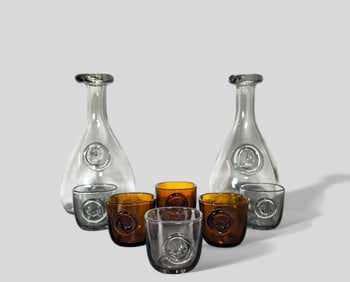 Ole Winther Holmegaard Viking Carafe Set