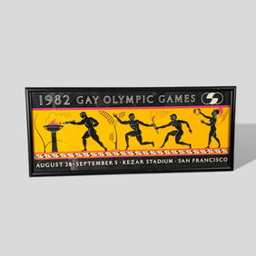Gay Olympic Games Limited Edition Poster, Signed Rod Anderson (1 of 3)