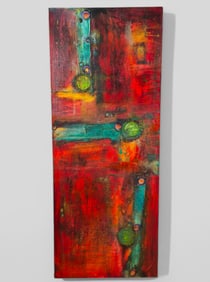 Marc James Villanueva (20th/21st Century)(USA) Acrylic Signature Abstract