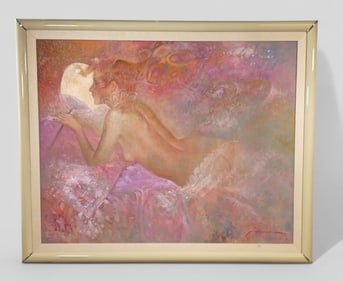 Felix Mas (B-1935) (FL/ Venezuela, Spain) Oil "Recordando"