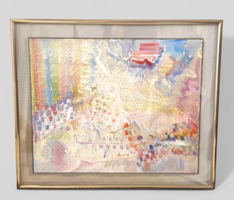 Paige Harvey (20th Century)(USA) Oil Composition