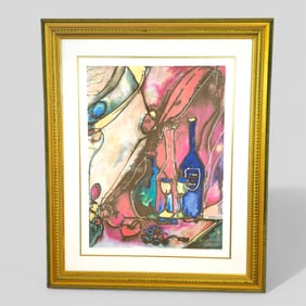 Twyla Gettert (20th Century)(FL) Monoprint, "Celebration"