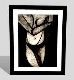 Kyrie Owen (20th/21st Century)(USA) Charcoal Nude