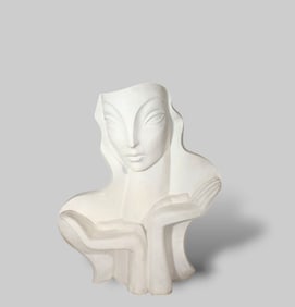 Outstanding Head Vase Bench from Rikes Department Store Dayton, Ohio