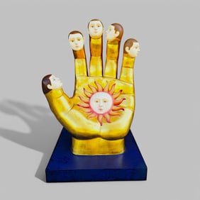 Monumental Sergio Bustamante Hand Sculpture