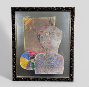 Mihail Simeonov (B. 1929, New York) Intaglo Collage on Paper