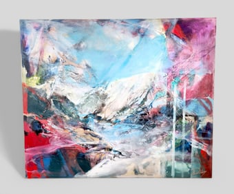Bill Duebber (20th Century, USA) Mixed Media, "Western Textures"