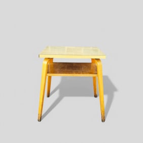Alvar Aalto Style Two Tier Occasional Table