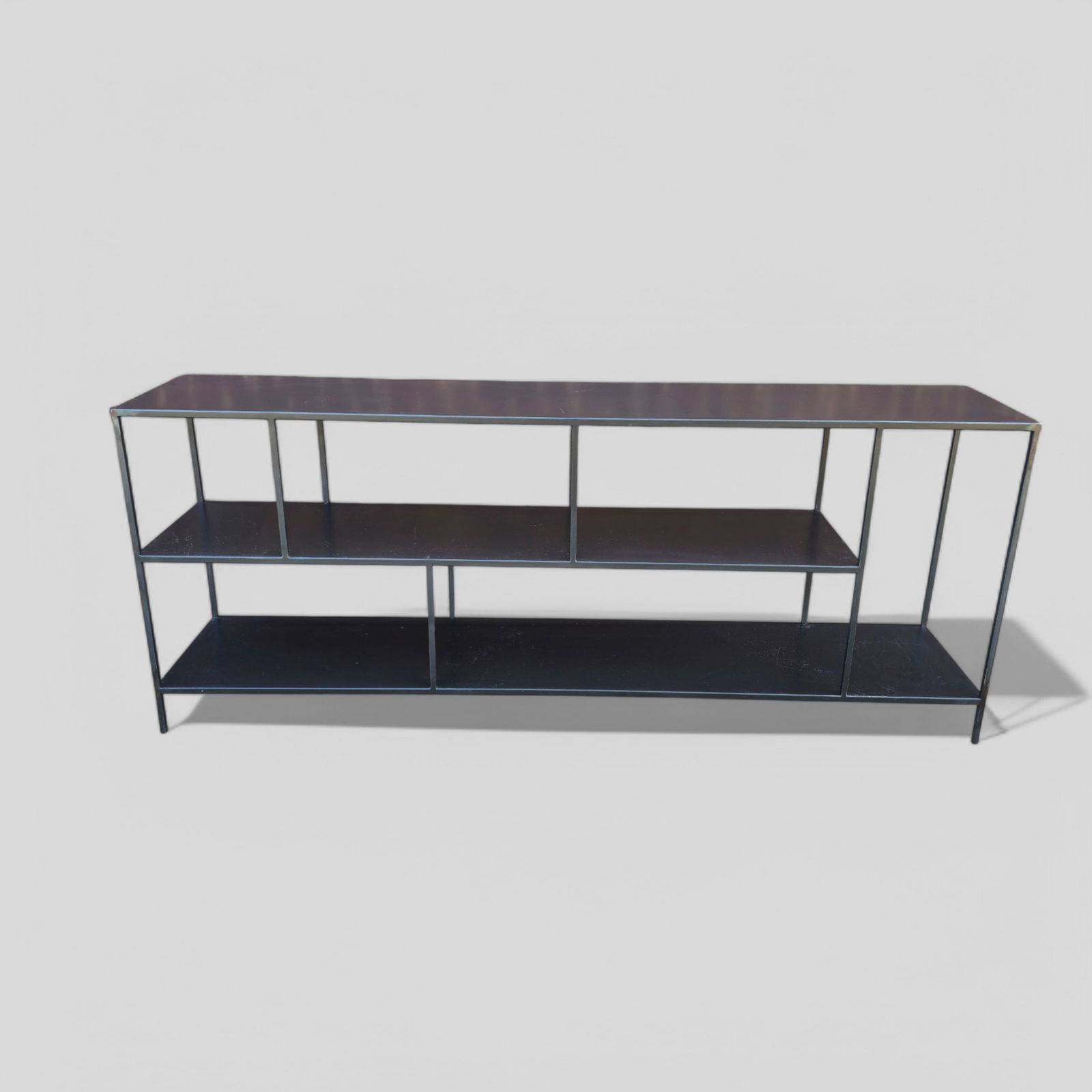 Contemporary Enameled Steel Console Table (1 of 4)