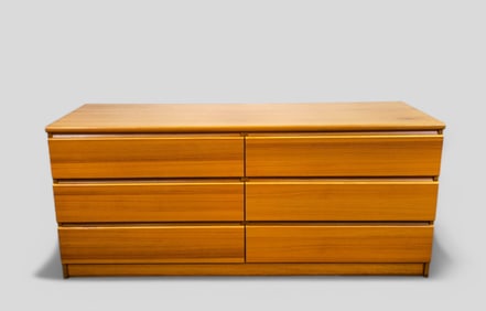 MCM Danish Teak Six Drawer Dresser