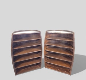 MCM Custom Barrel Bookcases/ Shelves