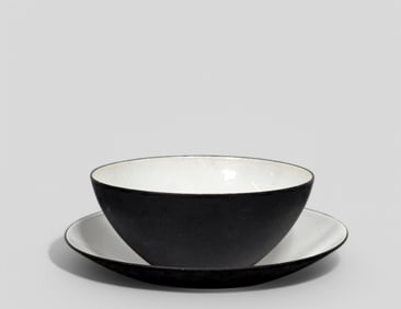 Herbert Krenchel Krenit Bowl and Underplate