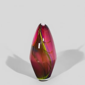 Signed Art Glass Vase