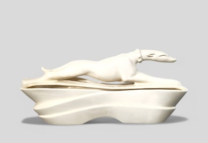 Haeger MCM Pottery Greyhound Planter