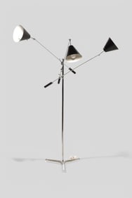Angelo Lelii Triennale Floor Lamp, Model 12128