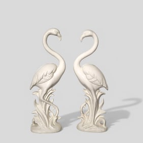 MCM Pottery Flamingos