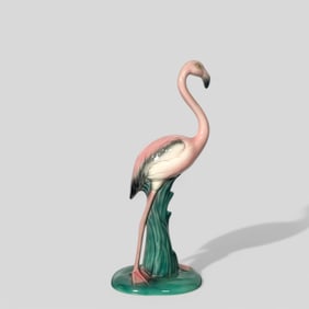Will George Pasadena California Pottery Flamingo