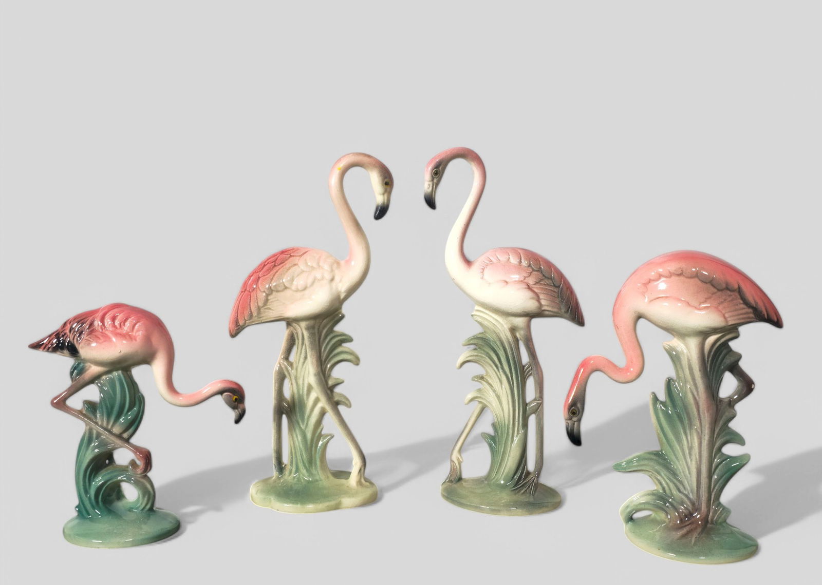 Assembled Brad Keeler L.A. California Pottery Flamingos (1 of 8)