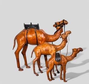 Assembled MCM Leather Camels