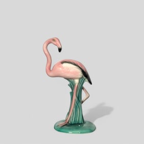 Will George Pasadena California Pottery Flamingo