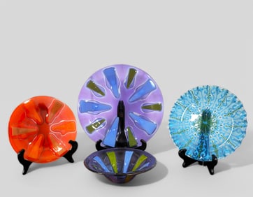 Francis & Michael Higgins Studio Glass Grouping