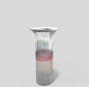 Arte Murano Swirl Art Glass Vase
