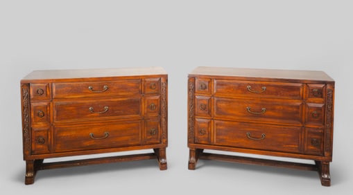 Romweber Viking Oak Bedside Chests/ Dressers